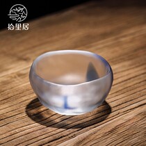 ten livable ancient method of frozen burning glazed tea drinking cup Masters cup Small number tea brewery glass Gongfu Tea Cup single cup