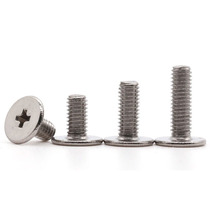M2 5M2mm304 Stainless Steel Thin Head Computer Screw Flat Head CM Lower Head Cross Screw * 2x2 5x3x10