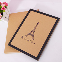 A4 retro album Kraft paper album album Personality creative DIY handmade storage commemorative album Collection album
