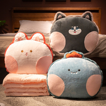Pillow quilt dual-use office nap pillow pillow pillow folding blanket two-in-one car car winter thickening