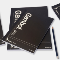 KOKUYO Guoyu soft manuscript Black Wireless binding this horizontal line easy to tear line A5 B5 general notebook