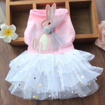 Puppy princess dress thin summer dress dog clothes Teddy clothes VIP than bear Bomei summer skirt cat clothes