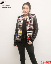 Fashion Sister Boutique 2021 Fashion Joker Young Sink Hair Sheep Leather Jacket 12-643b