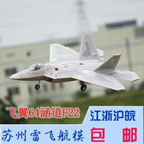 Flying wing 64 ducted F22 Freewing flying wing model F-22Raptor Raptor 64mm culvert