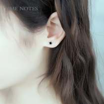 Silver ear stud female 925 silver earrings cute stars Korean silver jewelry accessories five-pointed star Tanabata temperament simple