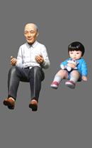 Japan Lin Haoji prototype creation doll first edition 1 24 father and grandson DV2401