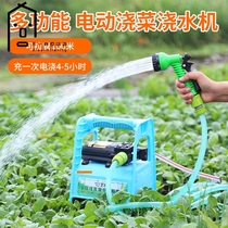 Vegetable watering machine household pastoral charging water pump agricultural outdoor small suction automatic portable water pump