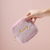 Sanitary napkin storage bag Girl heart aunt towel small bag monthly portable large capacity sanitary napkin m towel bag