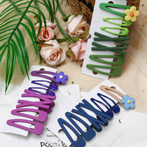 Hyun Yafeng children hairclip headgear bbclip Korean version of bangs side card large small hairclip anti-rust hair card hair accessories set