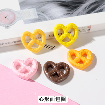 Leaf Sister Peach Hearts Bread Circle Cookies Diy Hand Homemade Cream Glue Drip Glue Mobile Phone Shell Accessories Material Bag