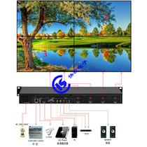 KS-BOX4 four-picture splicer) super narrow edge splicer) engineering meeting splicer) TV Image Segmentation