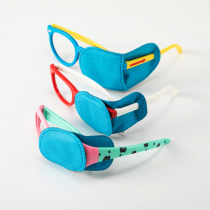 Blocking single eye mask glasses cover eye patch shade shade light eye protection one-sided cloth cover light and thin eye cover cloth eye cover