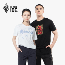 Black Ice Summer New Men And Womens Fellow Outdoor Sports Casual Cool antibacterial cotton short sleeve t-shirt male 8283U