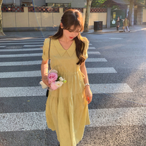 Maternity summer suit summer thin high-end skirt new summer fashion summer lapel plus size dress