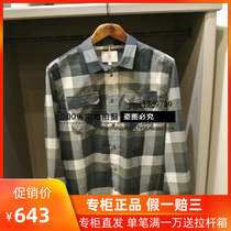 17 Autumn Winter French AIGLE AIGLE ALTAWIND AS men cotton long sleeve check shirt G9901 G9902