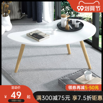 Balcony coffee table simple modern living room sofa side few simple home bedroom small table Nordic creative small round table