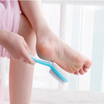 Bathing foot rubbing board artifact foot brush foot washing foot brush soft hair double-sided exfoliation lazy person brush foot grinding stone scraping foot