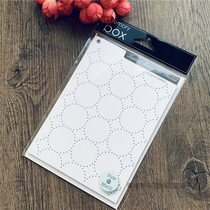 Memory Box polka dot circle background Merry Go Round import shield