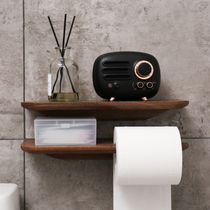 AUDO | otherwise otherwise | Shelf paper roll rack wall-mounted paper towel bar black walnut ash wood solid wood