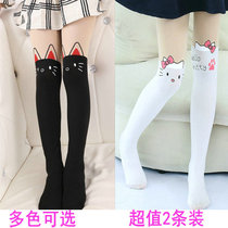 Summer thin childrens pantyhose core silk skirt socks girls White Stockings female baby cute dance socks cute