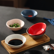 Sauce dish red blue black white gray pink matte hipster Nordic seasoning dish 3 5 inch profiled vinaigrette