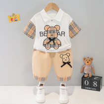 Baby Summer 2022 New Style Boy Foreign Air One Year Old Baby Clothes Fashion Baby Summer Kids Kids Set