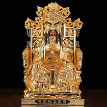 Taiwan gilded pure bronze dragon five buddha statue Wutai mountain dragon five masters god statue Guangji dragon king bodhisattva statue ornament