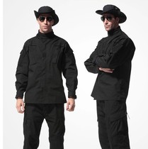 American camouflage uniforms American black training uniforms training suits outdoor field CS black training suits