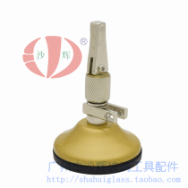 Gold suction cup assembly Clamp rod Glass compass knife inner hole opener accessories Oiled iron handle