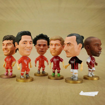 Football doll Ronaldo Messi Liverpool Salah Levaneymar star doll model fan supplies