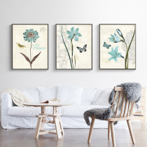 2021 new 3d cross stitch thread embroidery living room triptych small American European bedroom simple modern diamond painting