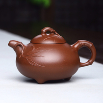 One yuan started to shoot high-tech Jiang Xiaoyan Guogong Xu Jianping bamboo rhyme milk purple clay famous crafted purple sand teapot a