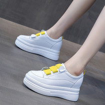 Inner increase small white shoes women wild sports casual shoes 2020 Spring New ins tide thick bottom womens shoes X0227