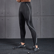 Fitness pants Mens stretch compression leggings Running sweat-absorbing quick-drying pants Basketball training base sweatpants