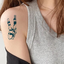 Finger parts tattoo stickers not halo color juice finger tattoo stickers cant be removed tattoo stickers can last for 2 weeks