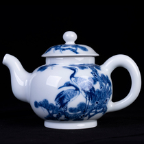 Cloud Crane Teapot in Huihui Wood Kiln