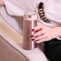 Water cup thermos cup female Net red 2021 new portable small super cute mini tea filter creative fashion Cup