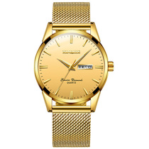 New Watch Mens Earth Luxury Gold Business 2021 Quartz Watch Double Calendar Night Light Waterproof Student Web With Mens Wrist Watch