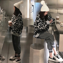 Pregnant women Spring top 2020 Net Red Spring Autumn foreign atmosphere hipster long pregnant women dress spring set