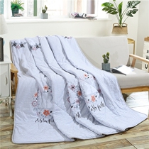 Washed summer cool quilt air-conditioning is thickened spring and autumn quilt winter quilt single double thin quilt sale activity gift quilt