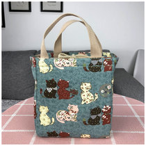New cute Japanese portable drawstring handbag thick aluminum foil insulated lunch box eXfUFxn87G