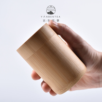 Word This full season Hotel Tea tea Tea Tea Leaves Jar Mini Bamboo Seal Tank Small Portable Storage Jar Flower Tea Jar