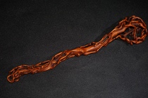 Boutique Yellow Poplar Wood Finely Carved Hollowed-out Swing Piece A Solid Wood Engraving Handlebar Piece Living Room Decoration Craft Collection