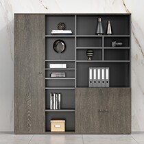 Wooden file cabinet information cabinet boss desk bookcase plate file storage storage cabinet office background file cabinet