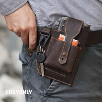 Mobile phone running bag with mobile phone double mobile phone bag male running bag cigarette key men construction site work small bag hanging waist wear