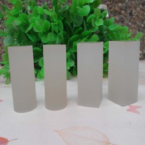Transparent cylindrical square column mini lettering rubber brick carved word brick three-dimensional signature seal rubber brick export material