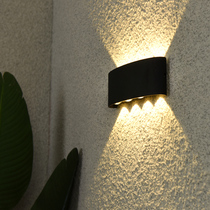 LED outdoor wall lamp Balcony waterproof exterior wall stair lamp Simple outdoor terrace Garden aisle Courtyard wall lamp