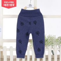 Love baby single pants spring and autumn baby casual pants high waist Belly Belly Belly out trousers 0-1 years old