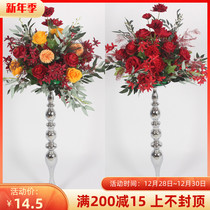 Wedding Hall floral art main table vase flower set flower table home flower arrangement table