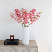 ladylike Cymbidium flower simulation flower arrangement flower vase bedroom living room table flower set flower flower bouquet